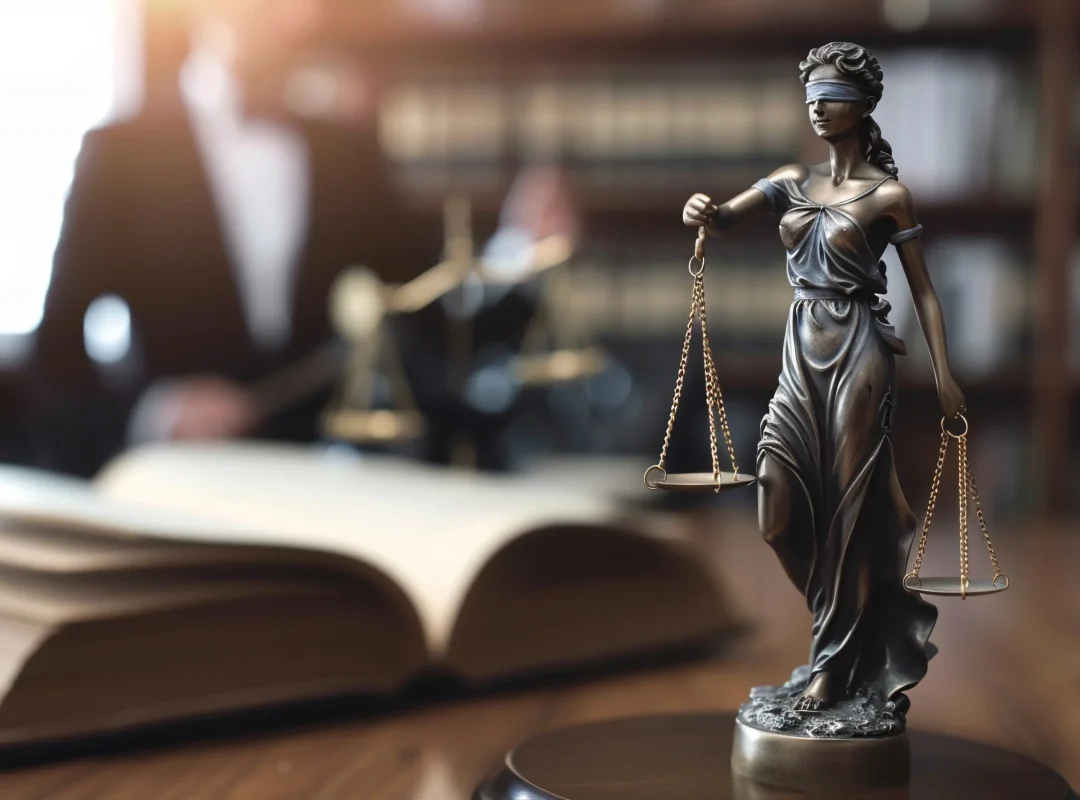front-view-blurry-lawyer-working